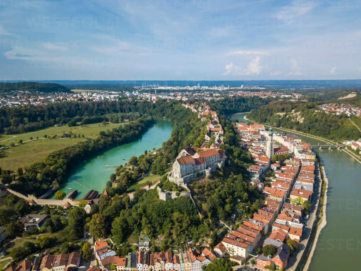 Apartmán Wohnen Am Bach Haiming Exteriér fotografie